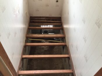 大竹市トイレリフォーム中